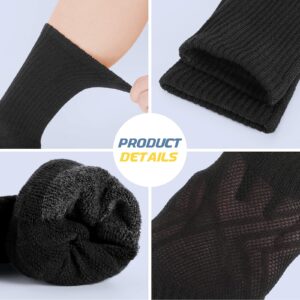 Felicigeely Athletic Socks Cushion Running Socks Performance Breathable Crew Socks Outdoor Sports Socks for Men Women 6Pairs