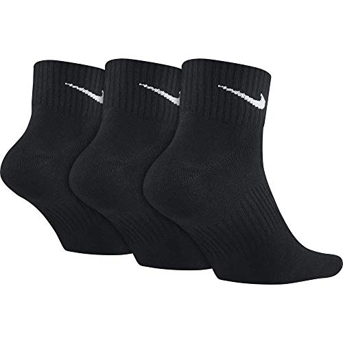 Nike Lightweight Quarter Socks (M, Black)