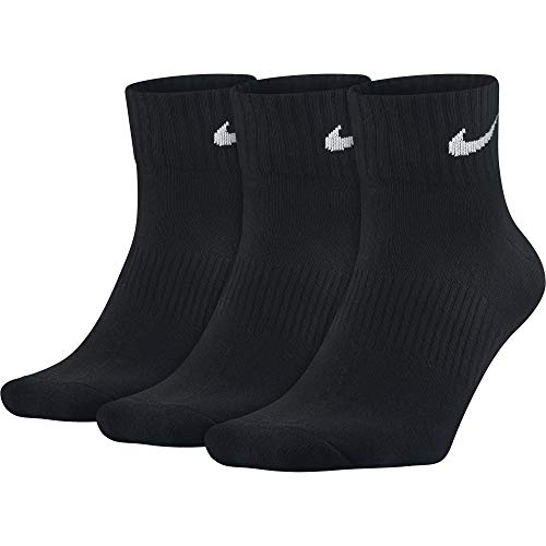 Nike Lightweight Quarter Socks (M, Black)