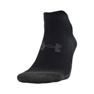 Under Armour Adult Performance Tech Low Cut Socks, Multipairs , Black (6-Pairs) , Large