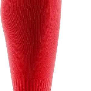 Under Armour Adult Soccer Over-The-Calf Socks, 1-Pair, Red/Black/White, Large