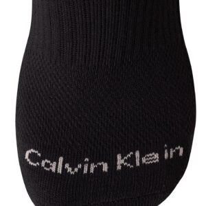 Calvin Klein Men's Socks - No Show Ankle Socks (6 Pack), Size 7-12, Classic Black