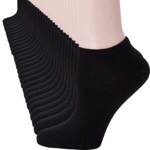 uououosocks 14 pairs low cut ankle socks for men/women thin athletic sock pack sock(black