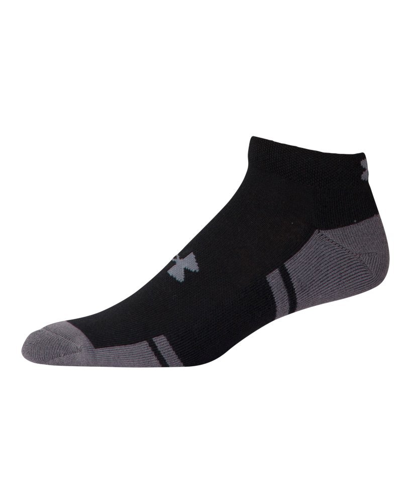 Under Armour Adult Resistor 3.0 Low Cut Socks, Multipairs, Black/Graphite (6-Pairs), X-Large