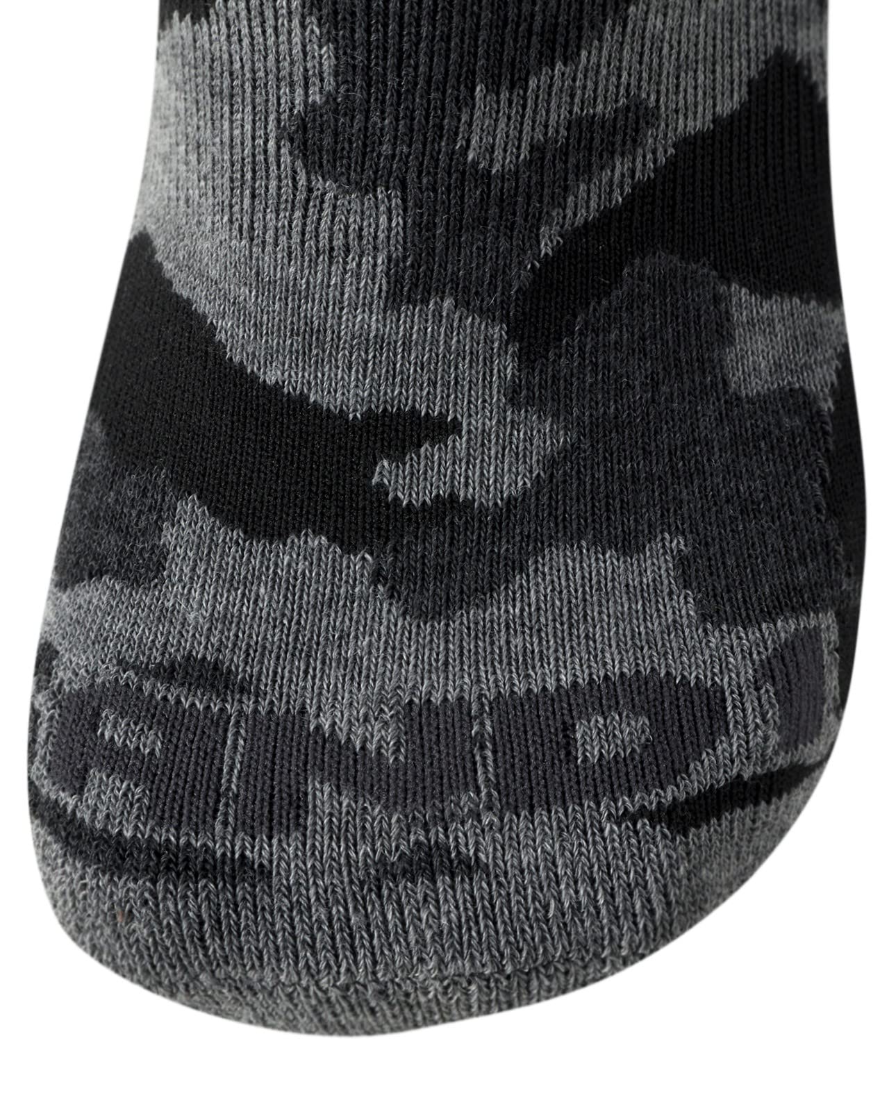 AND1 Men's Athletic Arch Compression Cushion Comfort Crew Socks (12 Pack), Size 6-12.5, Black Camo