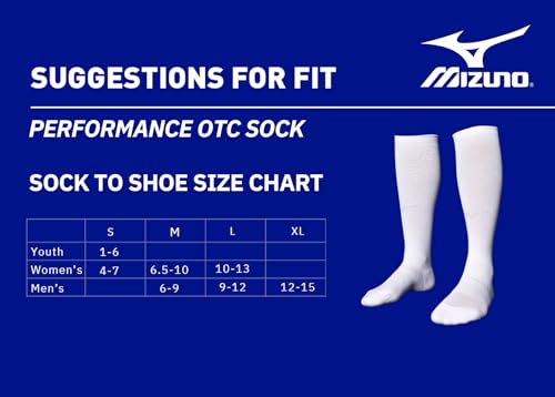 Mizuno Performance Otc Sock, Black, Small