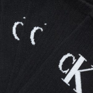 Calvin Klein Men's Athletic Socks - Cushion Crew Socks (10 Pack), Size 7-12, Black Light Grey Logo