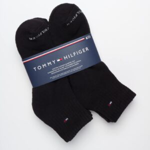 Tommy Hilfiger Men's Athletic Socks - Performance Cushion Quarter Cut Ankle Socks (6 Pack)