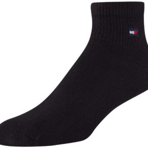 Tommy Hilfiger Men's Athletic Socks - Performance Cushion Quarter Cut Ankle Socks (6 Pack)