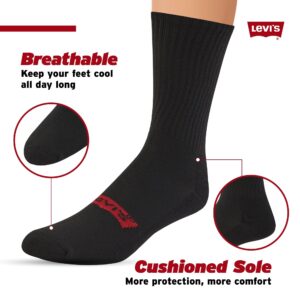 Levi's Mens Socks 8 Pairs Crew Low Cut No Show Quarter Ankle Socks for Men Premium Athletic Men's Socks Size 9-20