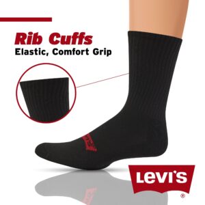 Levi's Mens Socks 8 Pairs Crew Low Cut No Show Quarter Ankle Socks for Men Premium Athletic Men's Socks Size 9-20