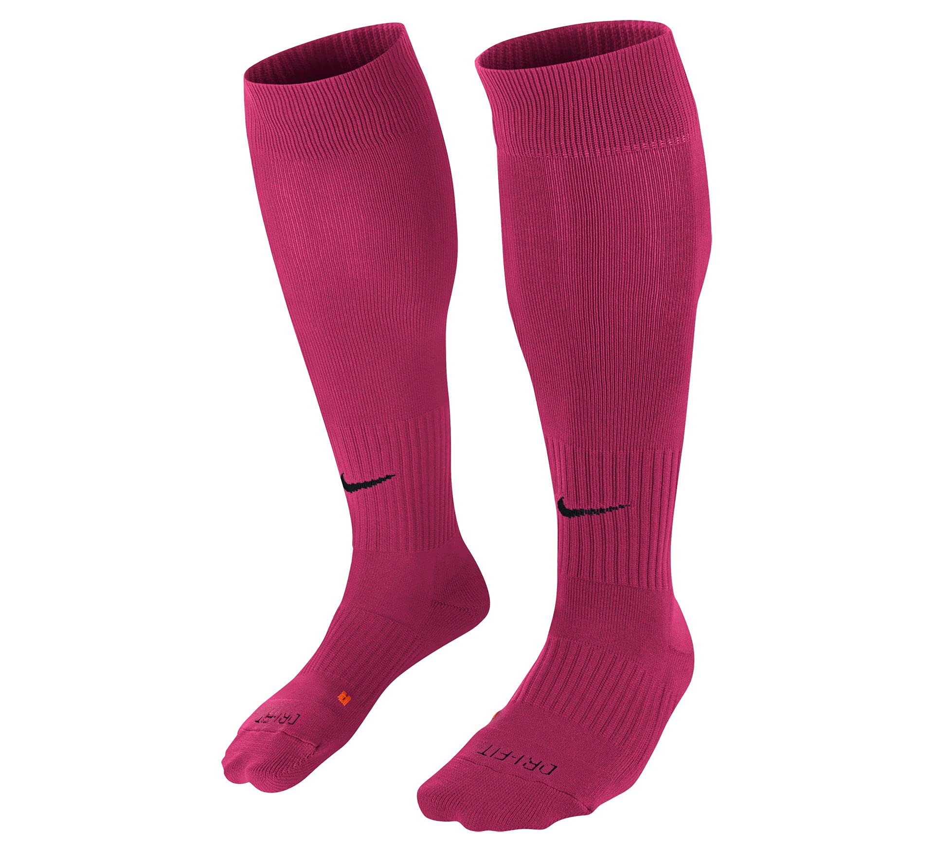 Unisex Nike Classic II Cushion Over-the-Calf Football Sock (Vivid Pink/Black, L)