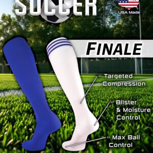 TCK Elite Finale Soccer Socks (Black, Large)