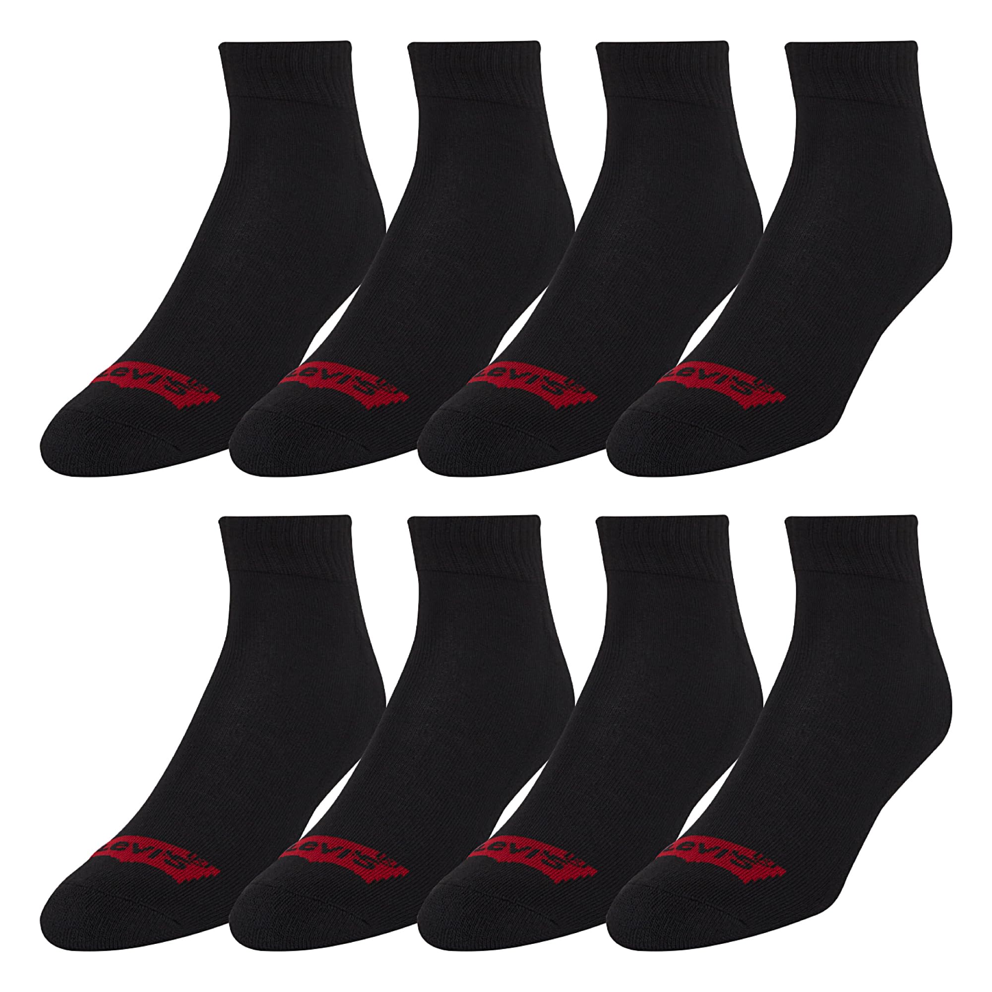 Levi's Mens Socks 8 Pairs Crew Low Cut No Show Quarter Ankle Socks for Men Premium Athletic Men's Socks Size 8-10