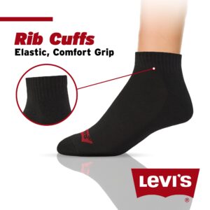 Levi's Mens Socks 8 Pairs Crew Low Cut No Show Quarter Ankle Socks for Men Premium Athletic Men's Socks Size 8-10