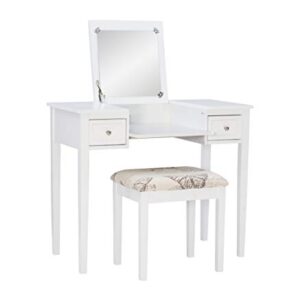 Linon Vanity Set White