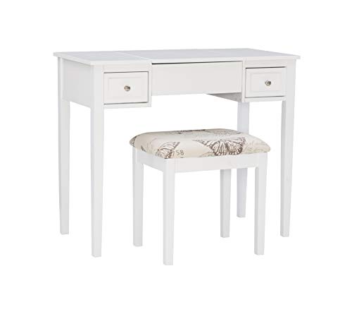 Linon Vanity Set White