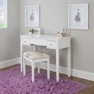 Linon Vanity Set White