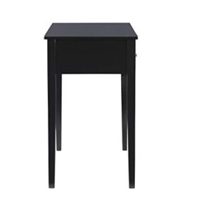 Linon Home Dcor Linon Black Butterfly Stool Vanity Set with Bench, 36"w x 18"d x 30"h,