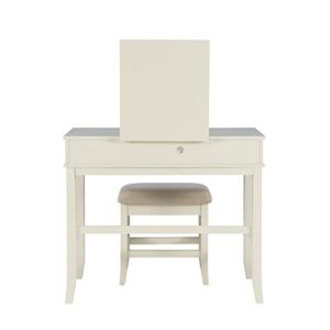 Linon Set, Cream Jackson Vanity, 30" x 36" x 18",