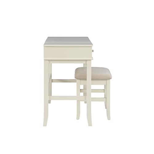 Linon Set, Cream Jackson Vanity, 30" x 36" x 18",