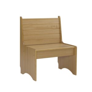 linson small back rest bench honey