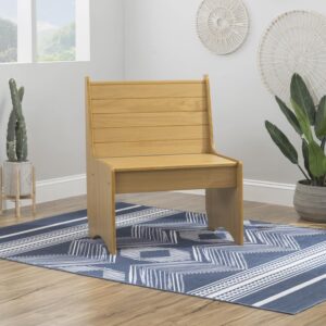 Linson Small Back Rest Bench Honey