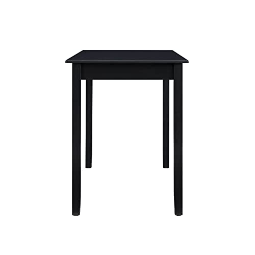 Linon Dark Charcoal Wooden Tavern Carter Table, Counter Pub Height