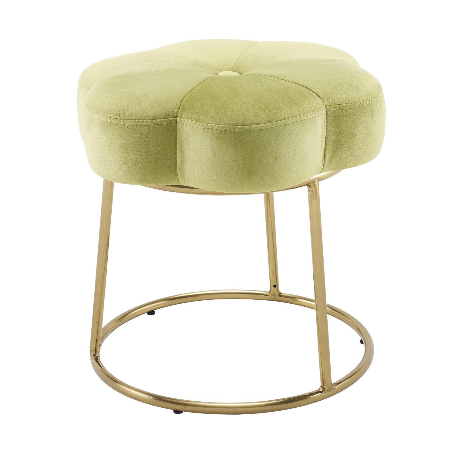 Linon Seraphina Accent Vanity Stool, Green