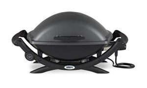 weber q2400 electric grill , grey