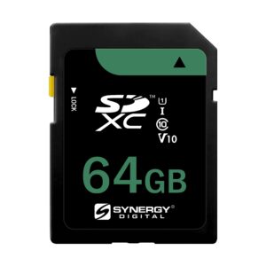 synergy digital memory card, compatible with nikon coolpix b500 digital camera memory card 64gb secure digital class 10 extreme capacity (sdxc) memory card
