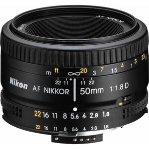 nikon 2137 50mm f/1.8d auto focus nikkor lens for nikon digital slr cameras (renewed)