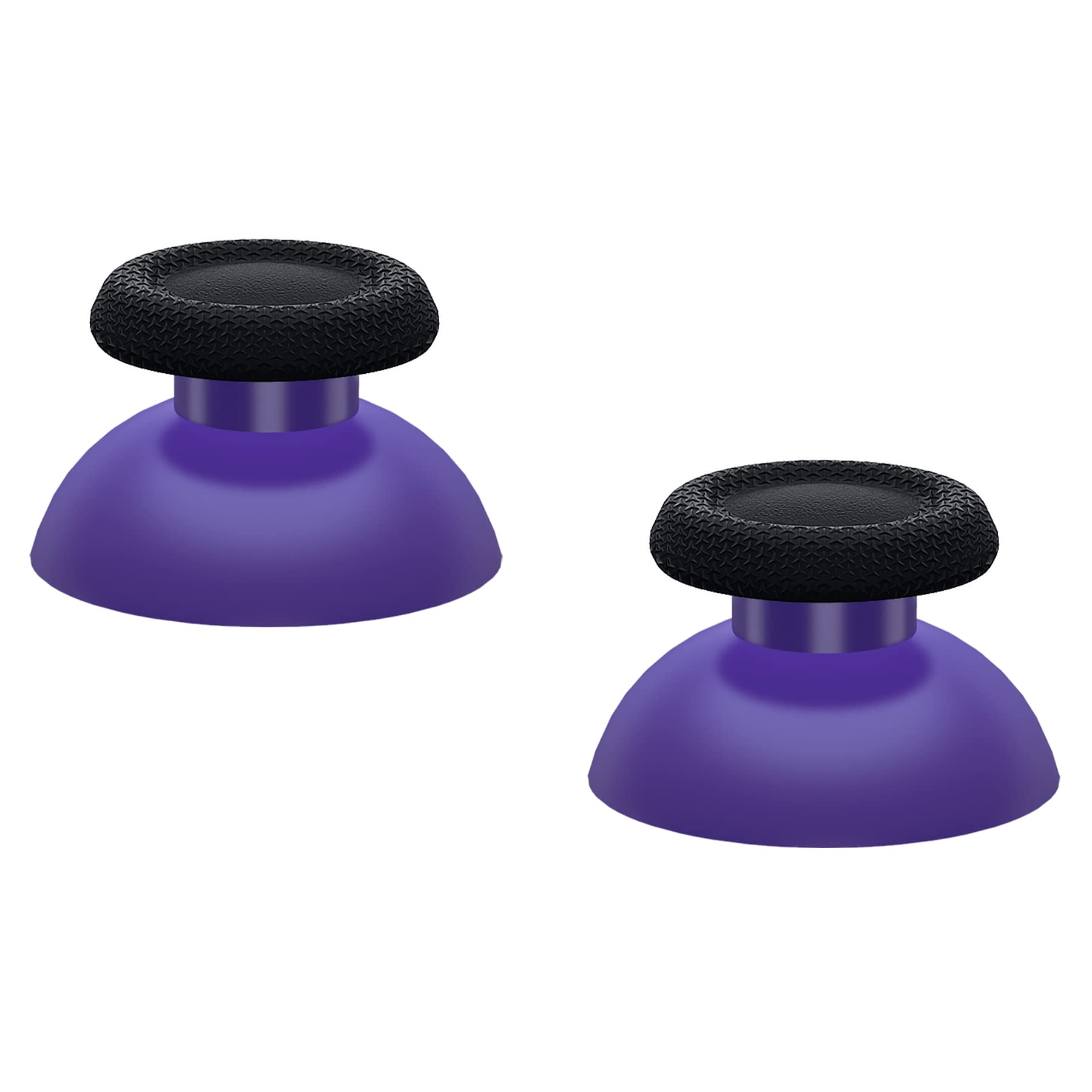 eXtremeRate Purple & Black Replacement Thumbsticks for PS5 Controller, Custom Dual Color Analog Stick Joystick Compatible with PS5, for PS4 All Model Controllers Universal - Controller NOT Included