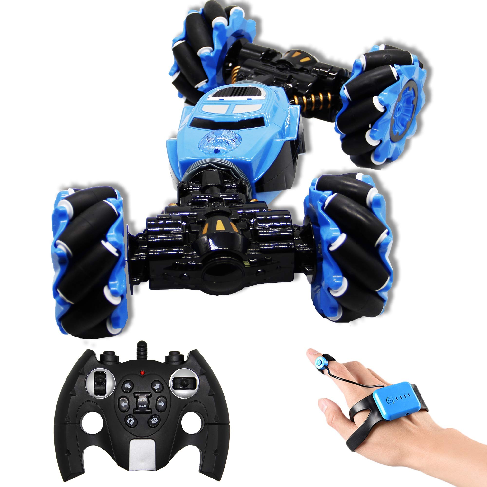 Lulu Home Remote Control Stunt Car, Hand Gesture Sensing RC Crawler, Stunt Twisting Climbing Vehicle Boy Toy Car with Four-Wheel Drive, Birthday for Kids