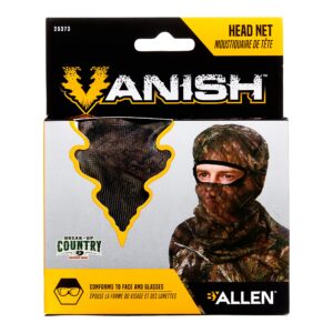 Allen Company Hunting Head Net - Baclava Camo Face Mask - Full Face Mask Headwear Turkey Camouflage - Vanish Visa Mossy Oak Break-Up Country