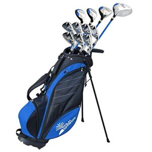 palm springs golf visa v2 mens all graphite club set & stand bag