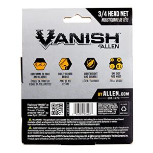 Allen Company Vanish Visa Form 3/4 Head Net - Realtree Edge, Camo, One Size (25372)