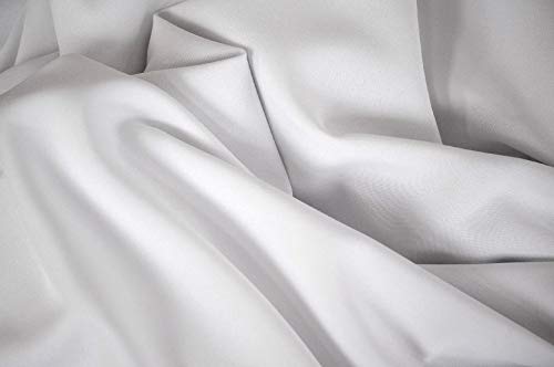 60" Wide (5ft Wide) x 100 Yards Roll -WHITE Polyester Fabric, Visa Polyester, Polyester Poplin, Polypoplin