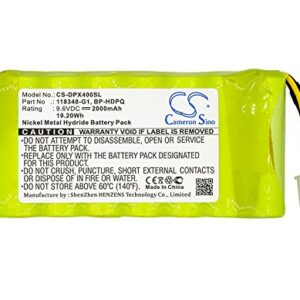 Estry 2000mAh Battery Replacement for Dranetz HDPQ-Guide HDPQ-Visa HDPQ-Xplorer HDPQ-Xplorer400 118348-G1 BP-HDPQ