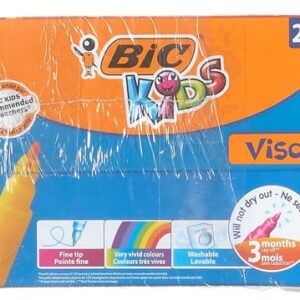 BIC Kids Visa Felt Pens - Assorted Colours, Classpack of 288