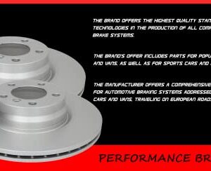 New Set Brakes VIC-429 Full Brake discs 2 pcs front left / right compatible with CITROEN VISA 1.0-Electric 02.1983-02.2007 Diameter 247mm