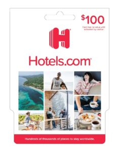 hotels.com gift card