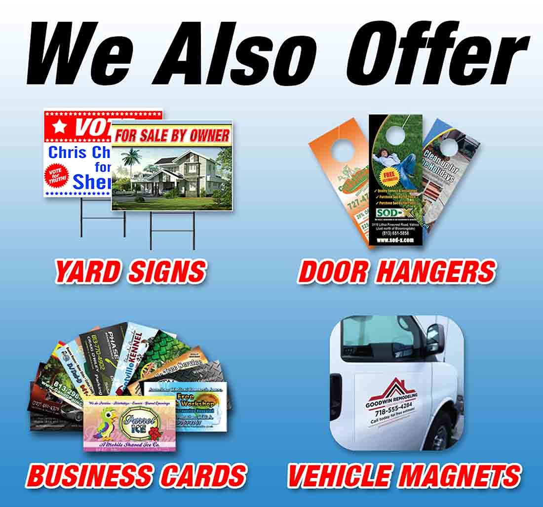 We Accept Visa Mastercard (18" X 24") Yard Sign, Quantity Discounts, Multi-Packs, includes Metal Step Stake, Bandit Sign