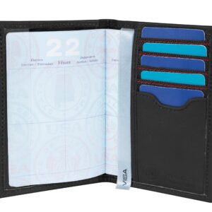 Travelon Safeid Accent Passport Case, Black, One Size