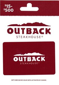 outback steakhouse restaurant gift card