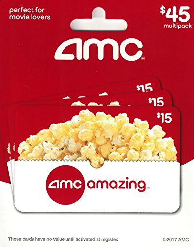 AMC Theatre Gift Cards, Multipack of 3