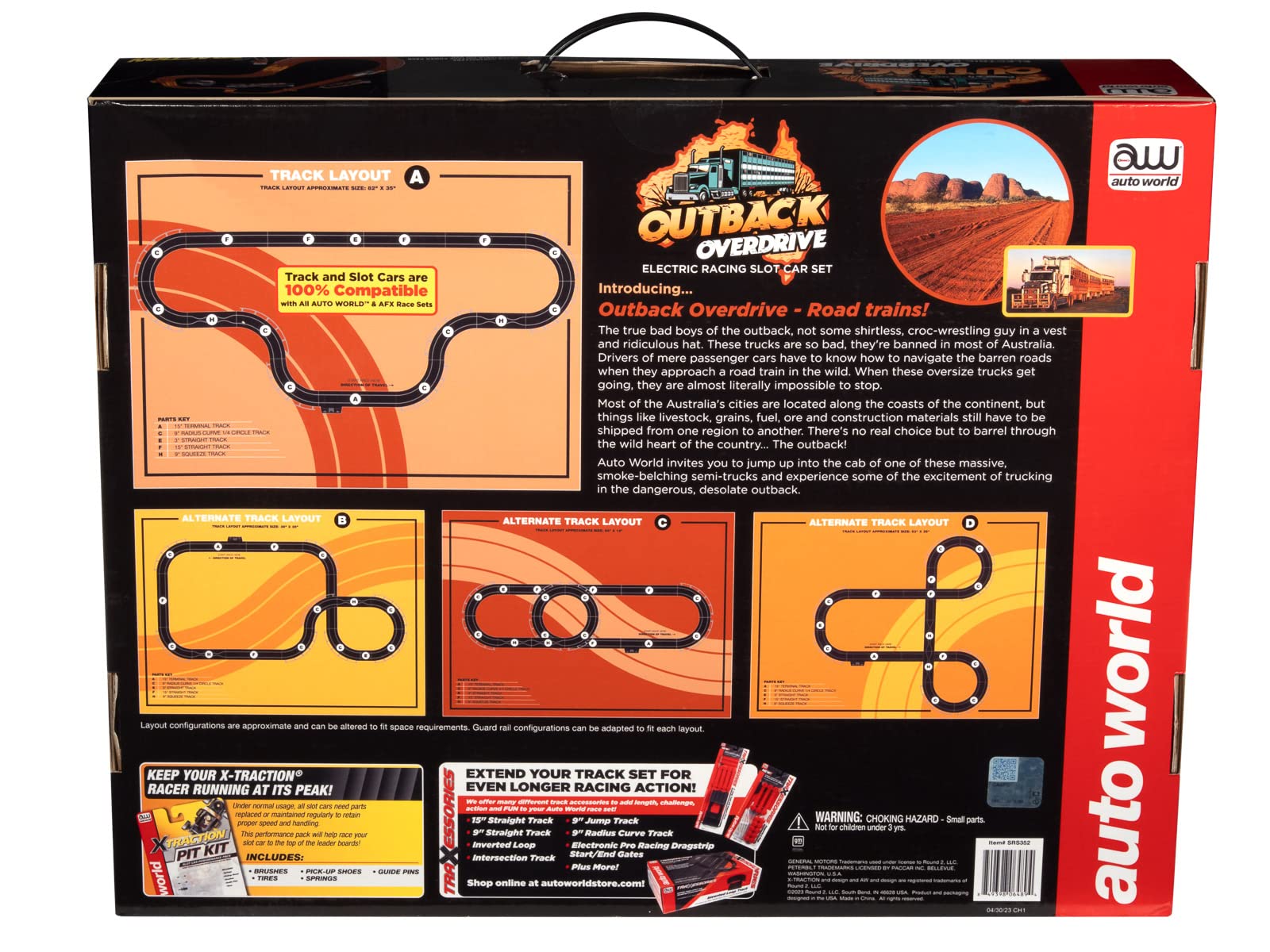 Auto World Outback Overdrive 14' Slot Race Set