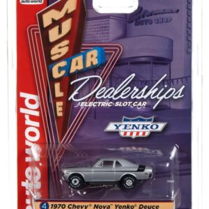 Auto World Thunderjet Yenko 1970 Chevrolet Nova (Silver) HO Slot Car