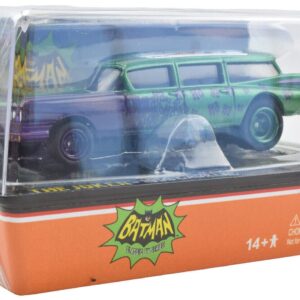 Auto World x Premium Hobbies 4Gear Batman The Joker 1959 Cadillac HO Scale Slot Car CP7944