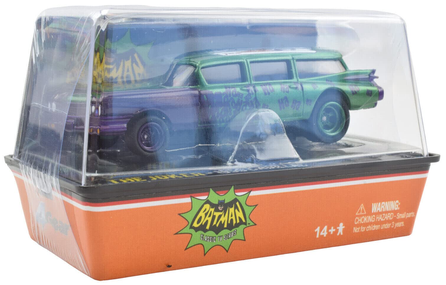 Auto World x Premium Hobbies 4Gear Batman The Joker 1959 Cadillac HO Scale Slot Car CP7944